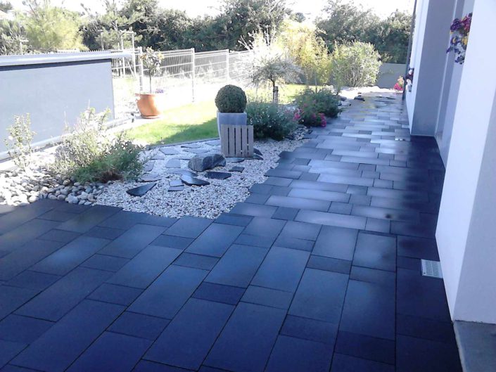 Paysagiste La Plaine sur Mer allée jardin - allée de jardin avec dalles