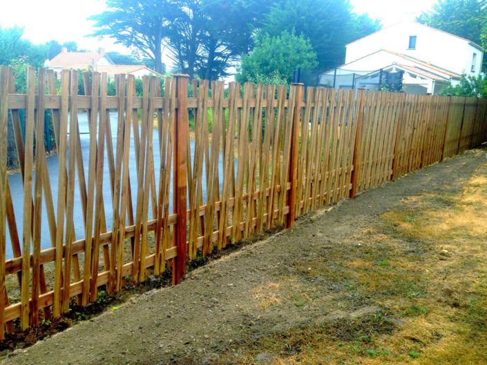 pornic clôture papyrus en bois 44 paysagiste Maxime Richeuw