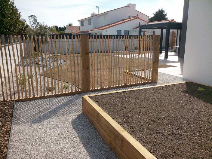 ganivelle pornic paysagiste au jardin des reves
