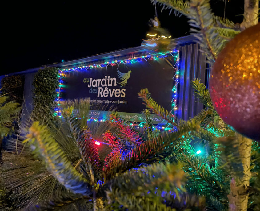 Au Jardin des Rêves, décoration de Noël 2021
