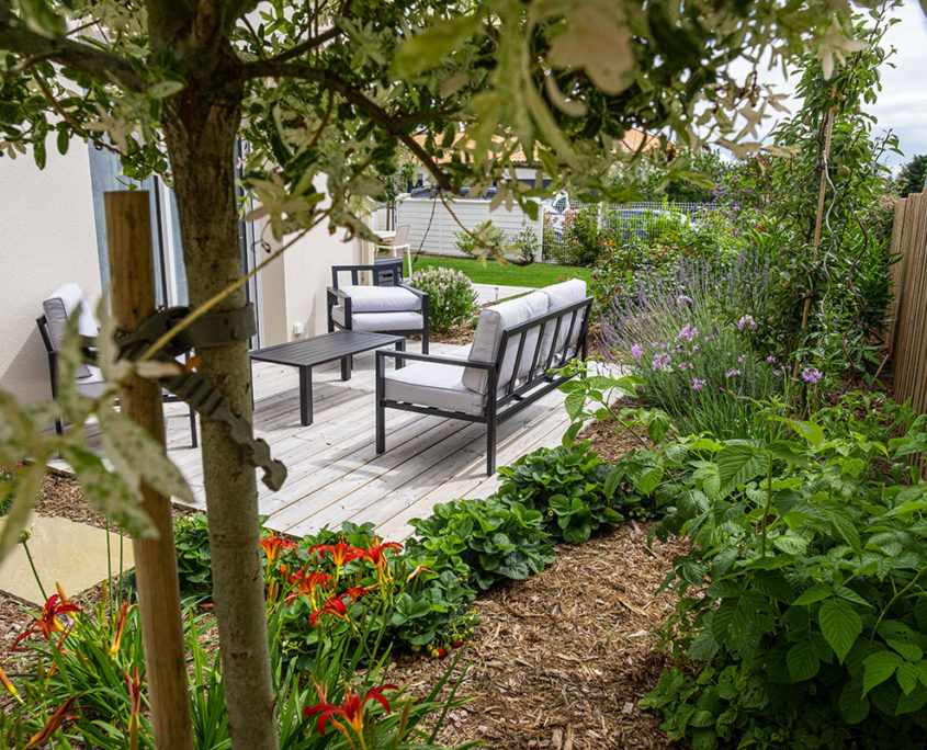 Jardin cosy la Plaine sur Mer - Au Jardin des Rêves