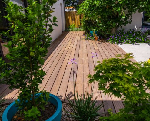 Terrasse en Cumaru - Au Jardin des Rêves