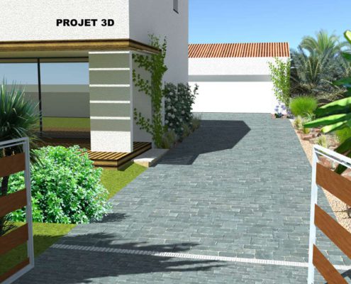 Projet 3D - Allée Au Jardin des Rêves