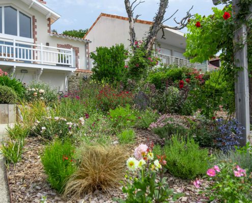 Jardin luxuriant St Brévin les Pins - paysagiste, vue sur mer : Au jardin des reves