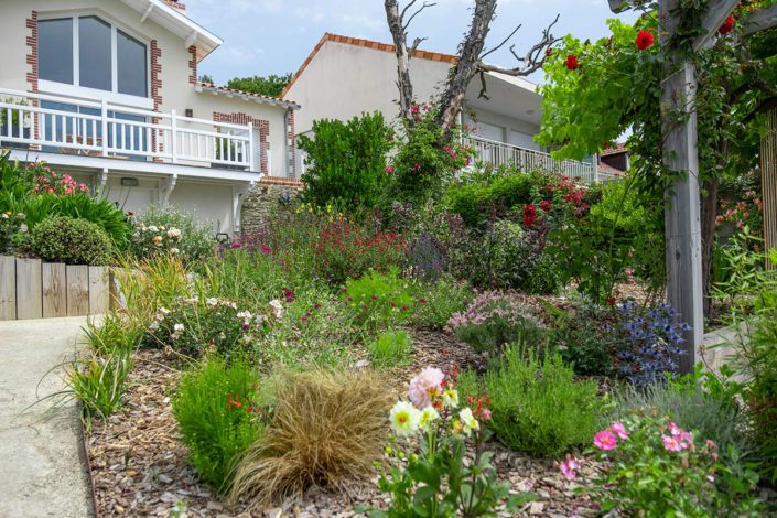 Jardin luxuriant St Brévin les Pins - paysagiste, vue sur mer : Au jardin des reves