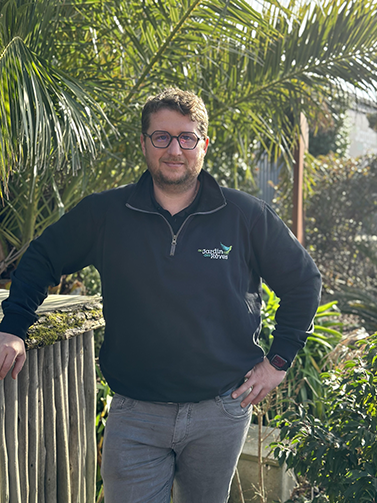 Maxime Richeux, gérant Au Jardin des Rêves