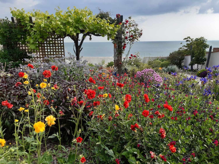 Pornic création jardin coloré Au Jardin des Rêves