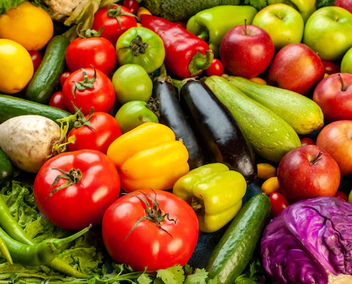 fruits et légumes en vrac