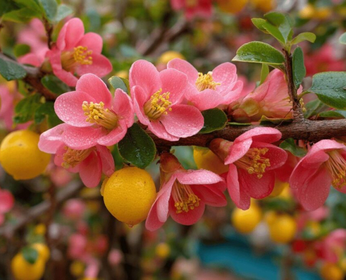 Cognassier du Japon Chaenomeles japonica
